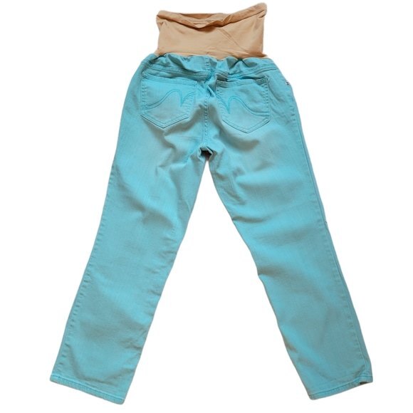 Motherhood Maternity Skinny Crop Pants, S, Mist Blue, Excellent Used Condition - Picture 3 of 13